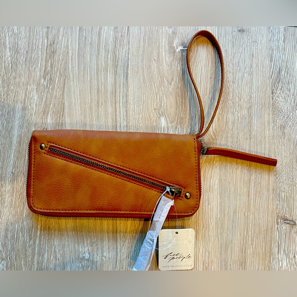NWT Free People Vegan Clutch Wristlet